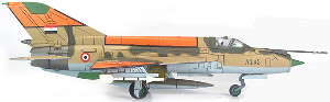 Hobby Master HA0127 Mikoyan-Gurevich MiG-21MF Fishbed, Fayid AFB, Egypt, 1981